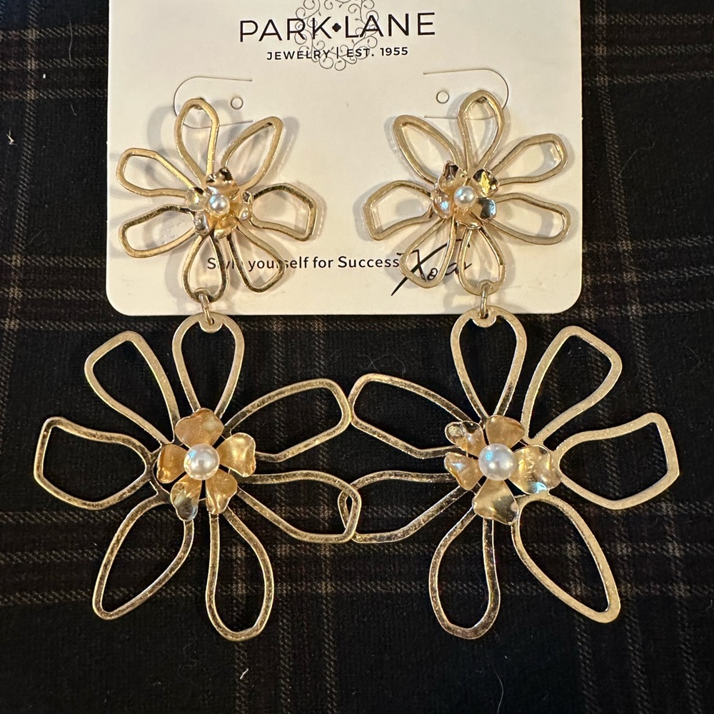 Park lane flower earrings